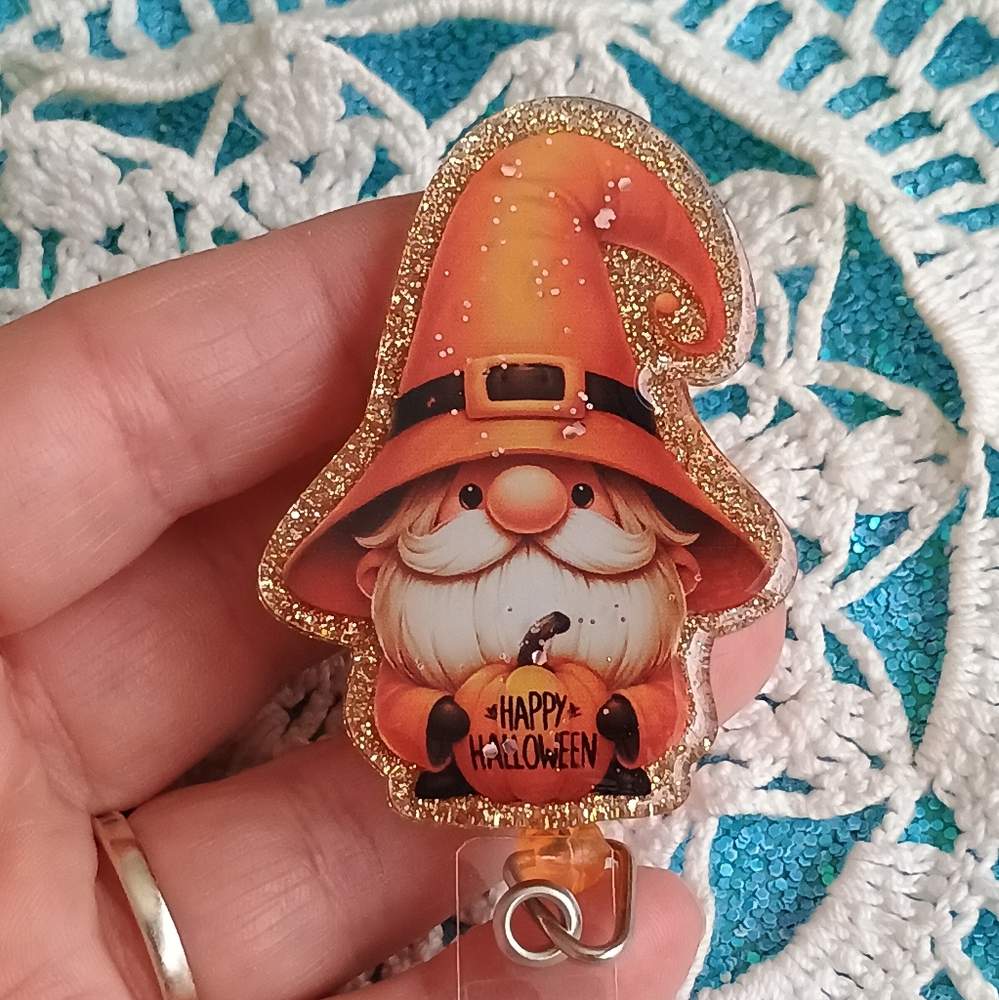 Halloween badge reel